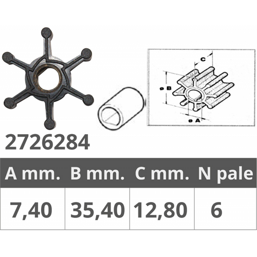 Girante Johnson Rif.Or.09-1077B-9