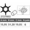 Girante Mercury 2T 20 Hp