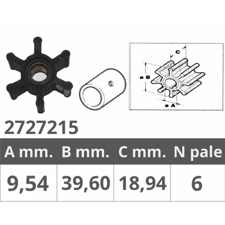 Girante Originale Jabsco 4528