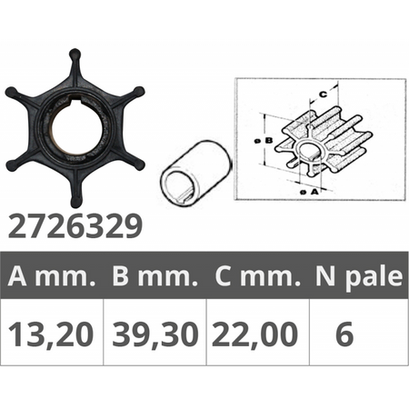 Girante Suzuki 4T 9,9-15 Hp