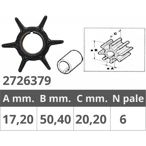 Girante Tohatsu 2T 40-50 Hp