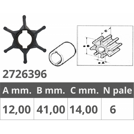 Girante Tohatsu Rif. Or.3C7-65021-2