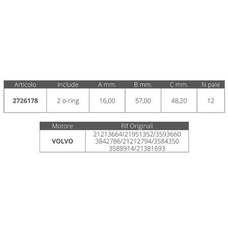 Girante Volvo 3842786