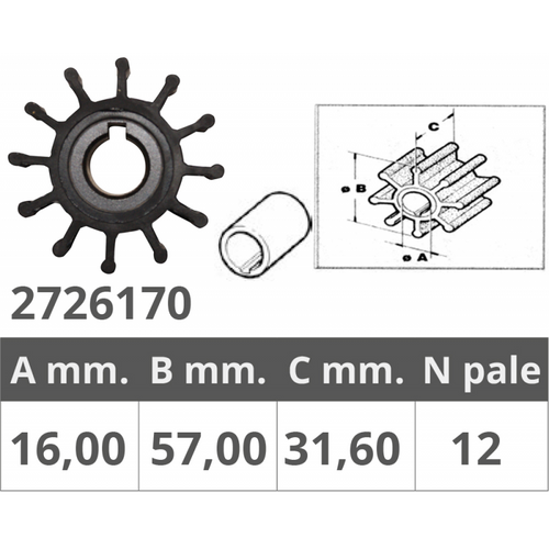 Girante Volvo Rif.Or.21951350/83118