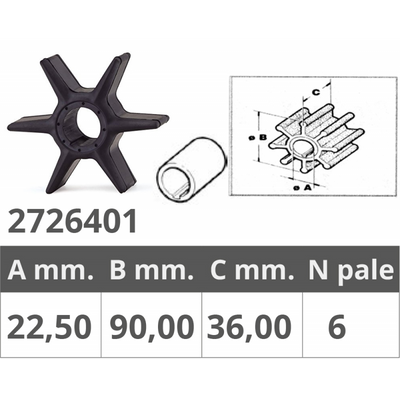 Girante Yamaha Rif.Or.6Ce-44352-00