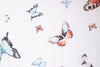 Set 2 federe coppia di federe stampa digitale 100% cotone, Made in Italy FARFALLE MULTICOLOR