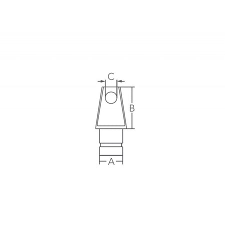 Giunto Inox Maschio Mm.22,4