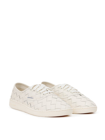 Bottega Veneta Sneakers Sawyer in pelle intrecciata da uomo