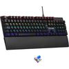 Tastiera da gioco meccanica - THE G-LAB - KEYZ -CARBON -EX/FR - Retroilluminata - Interruttore blu - Poggiapolsi - FR