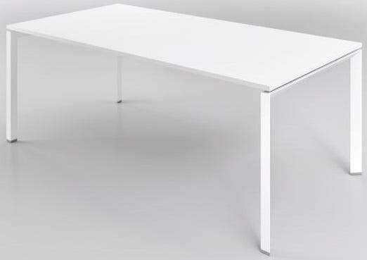 Scrivania in melaminico verniciato da ufficio operativo cm. 180/200x90x74h