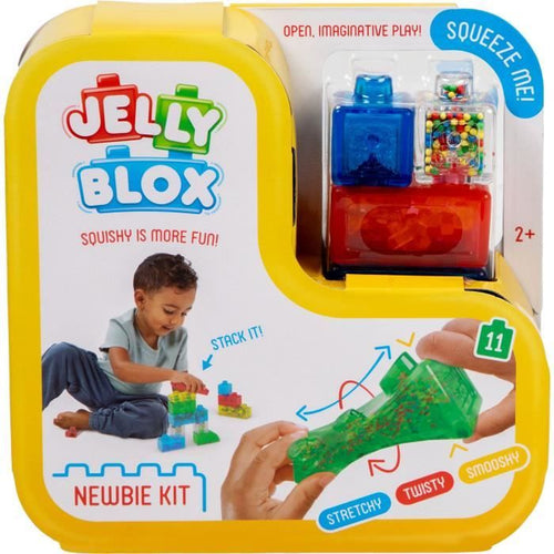 Gioco di costruzioni - GOLIATH - Jelly Blox Newbie Kit - Blocchi morbidi e tattili per bambini di 2 anni