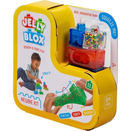 Gioco di costruzioni - GOLIATH - Jelly Blox Newbie Kit - Blocchi morbidi e tattili per bambini di 2 anni