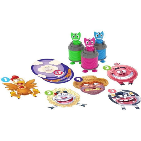 Giochi da tavolo - GOLIATH - Allerta i marziani - Elimina gli animali e guadagna punti! 6 anni