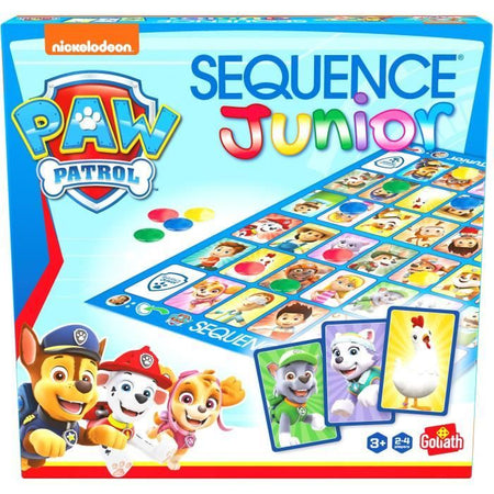 Gioco da tavolo - GOLIATH - Paw Patrol Junior Sequence - Gioco per famiglie per bambini di 3 anni