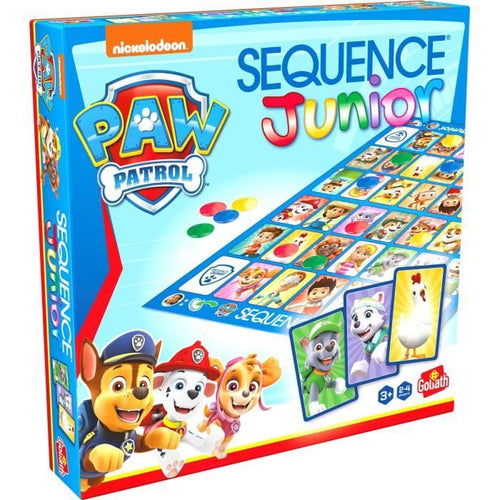 Gioco da tavolo - GOLIATH - Paw Patrol Junior Sequence - Gioco per famiglie per bambini di 3 anni