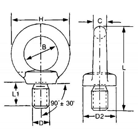 Golfare Inox 316 Maschio Ø Mm.6