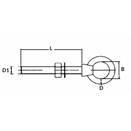 Golfare Ottone Ø Mm.8X55