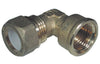 Gomito Femm 3/4X18 Ottone