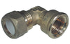 Gomito Femm 3/8X10 Ottone