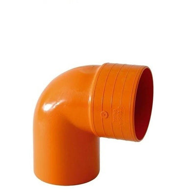 Gomito Pvc 160 Arancio