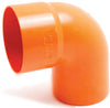 Gomito Pvc 60 Arancio