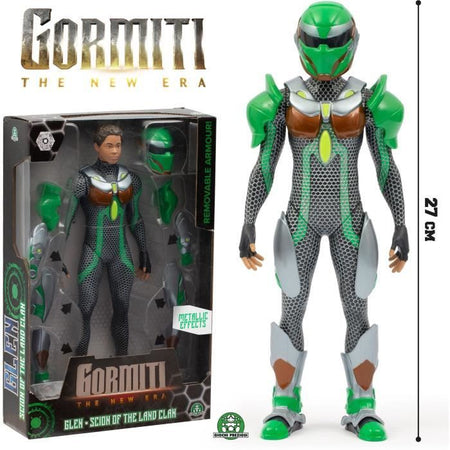 Figura articolata - GORMITI - Scion con armatura modello Terra - 27 cm - da 4 anni - GRV031