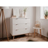 Gteborg Chest of Cassers - 3 cassetti - decorazioni in quercia bianca Sonoma - Scandinavo - L 79,8 x d 40 x H 86,5 cm