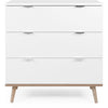 Gteborg Chest of Cassers - 3 cassetti - decorazioni in quercia bianca Sonoma - Scandinavo - L 79,8 x d 40 x H 86,5 cm