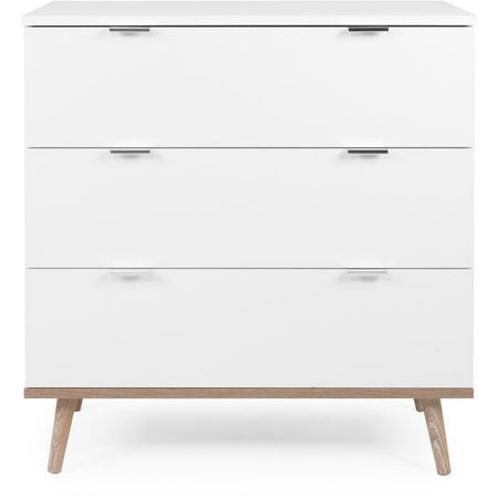 Gteborg Chest of Cassers - 3 cassetti - decorazioni in quercia bianca Sonoma - Scandinavo - L 79,8 x d 40 x H 86,5 cm