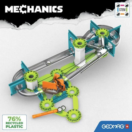 GEOMAG MECHANICS, GRAVITY 67 pz, costruzione magnetica, giochi educativi, Giocattolo per bambini da 8 anni, GMV00