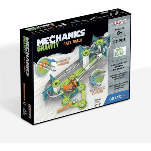 GEOMAG MECHANICS, GRAVITY 67 pz, costruzione magnetica, giochi educativi, Giocattolo per bambini da 8 anni, GMV00