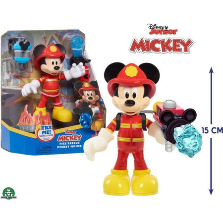 Disney - Mickey Fireman 15 cm, articolato, giocattolo per bambini di 3 anni, MCC20