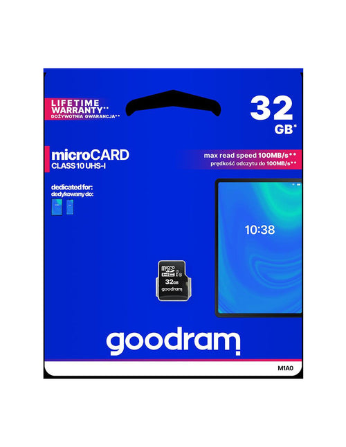 Micro SD card GoodRAM 32GB class 10 UHS I