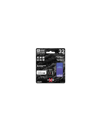 microSD IRDM by GOODRAM 32GB UHS I U3 A2 + adapter