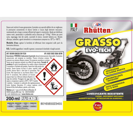 Grasso Spray Ml 200 Evo-Tech