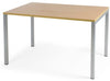 Tavolo da mensa gambe in tubo di acciaio e piano da 6 persone cm. 160x80