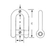 Grillo Inox Perno Incassato Ø Mm.8