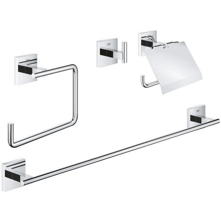 Set accessori 4 in 1 - GROHE - 41115000 - Cromo - Metallo - Doccia