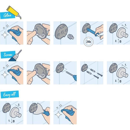 Set accessori 4 in 1 - GROHE - 41115000 - Cromo - Metallo - Doccia