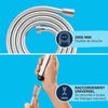 Flessibile doccia - GROHE VitalioFlex 27507001 - 2m - Antipiega - Antitorsione - Attacco universale - Superficie liscia - Cromo