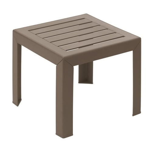 Tavolino Miami 40x40 cm tortora