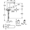 GROHE Miscelatore lavabo da piano a infrarossi - Get E - 6 V - Cromo