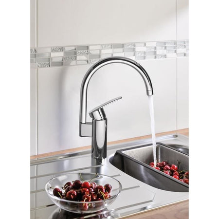 Rubinetto da cucina - Cromo - Bocca Alta - GROHE Wave Cosmopolitan - 32449001