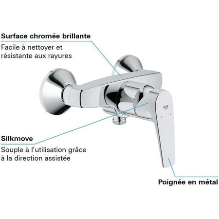 GROHE - Miscelatore monocomando per doccia
