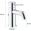 GROHE - Miscelatore monocomando per lavabo - Taglia S
