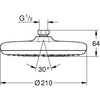 Soffione doccia a 1 getto - GROHE
