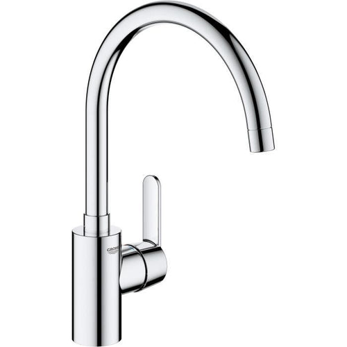 Rubinetto cucina - Cromo - Bocca a C - Bocca alta - Rotazione 150 - GROHE Get - 31494001