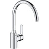 Rubinetto cucina - Cromo - Bocca a C - Bocca alta - Rotazione 150 - GROHE Get - 31494001