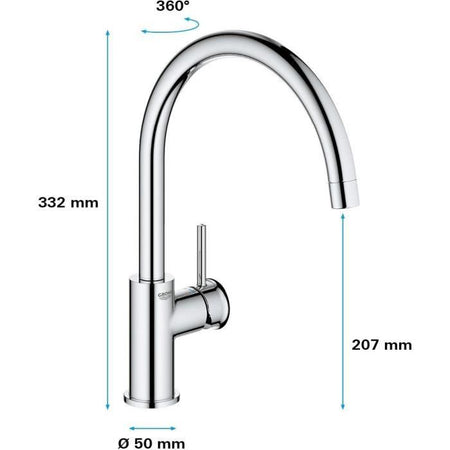 Grohe - Sink Monocommande Mixer