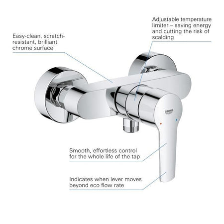 Miscelatore monocomando per doccia GROHE - Start - Cromo